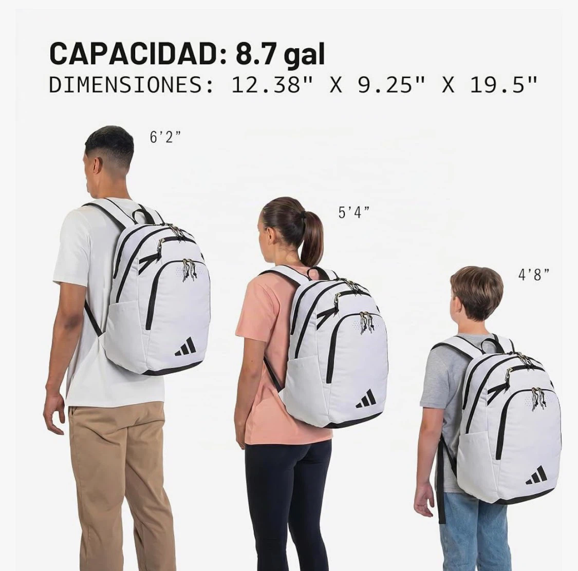 Adidas White Backpack - photo 5