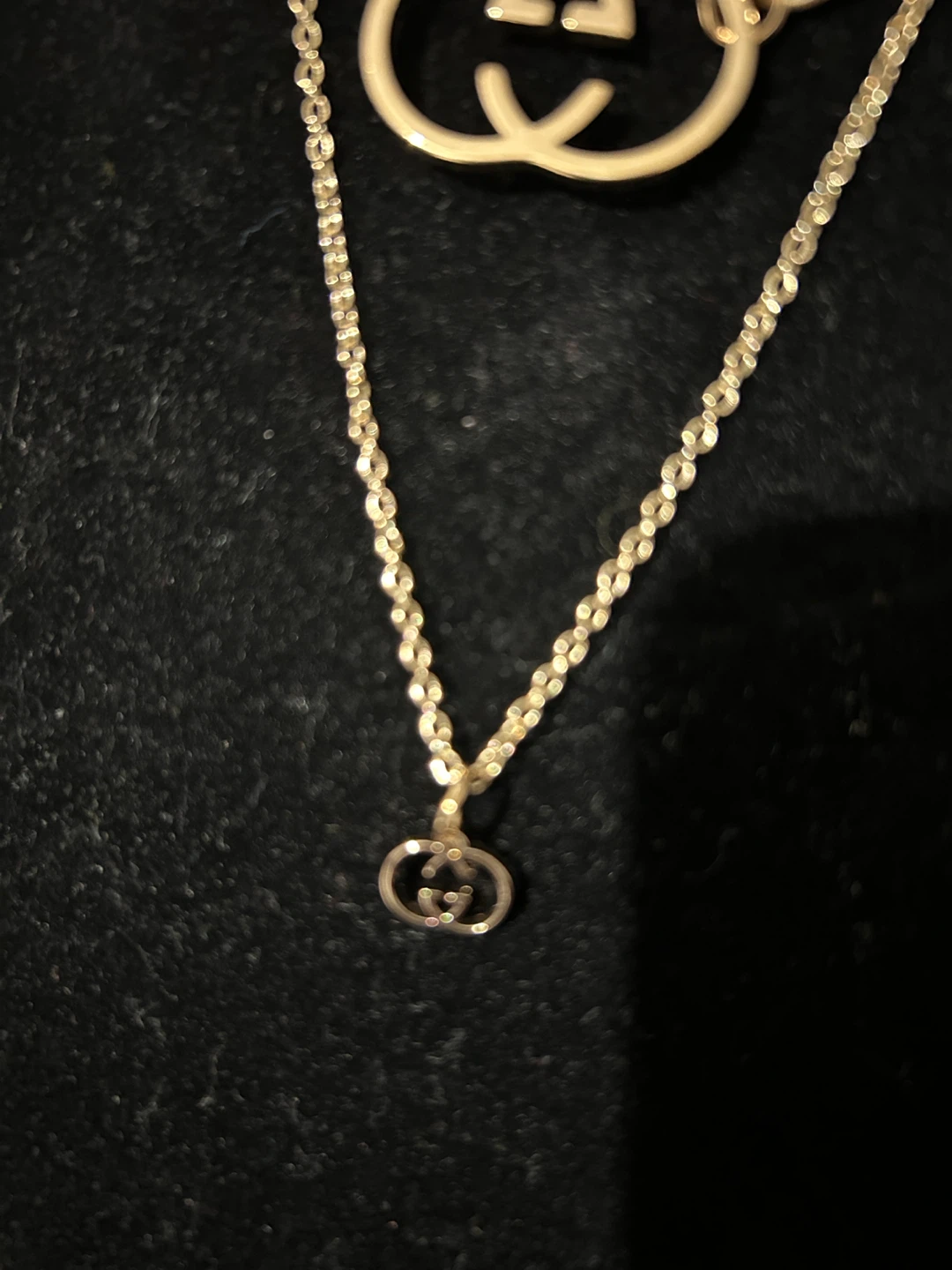 Gucci Double G Gold Tone Layered Necklace - photo 4