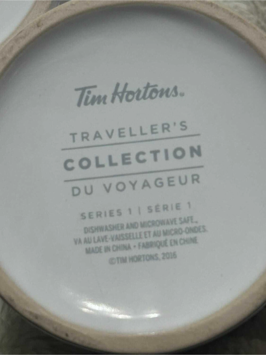 Two Tim Hortons Traveller's Collection Mugs - photo 2