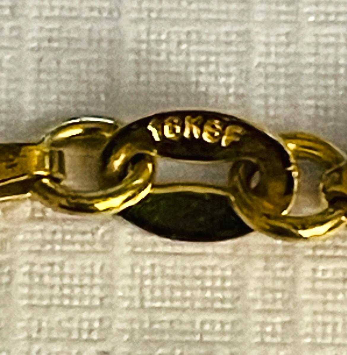 18K Gold Plated Herringbone Chain Bracelet - photo 2