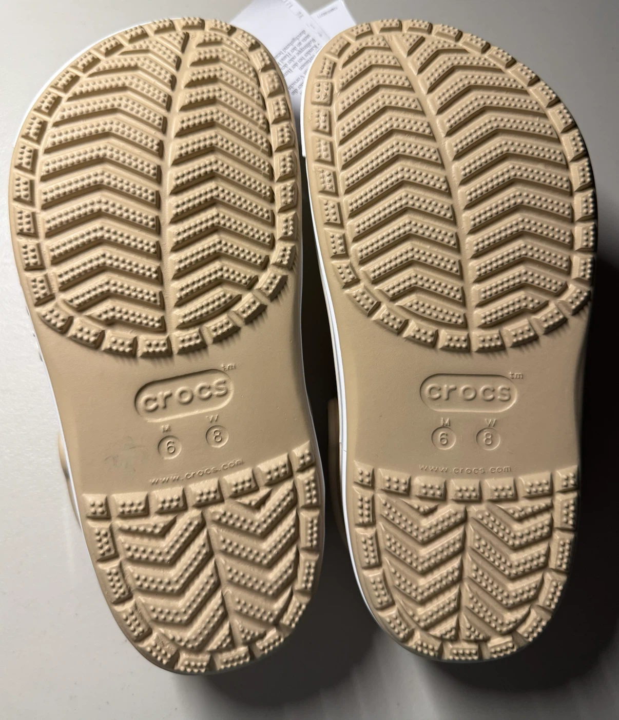 Beige Crocs Bayaband Sport Clog Men’s Size 6 🏈 - photo 4