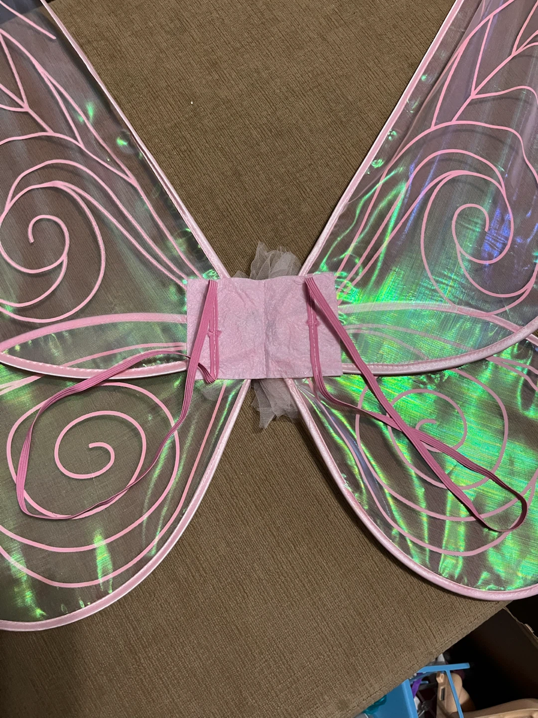 NEW Iridescent Pink Fairy Wings