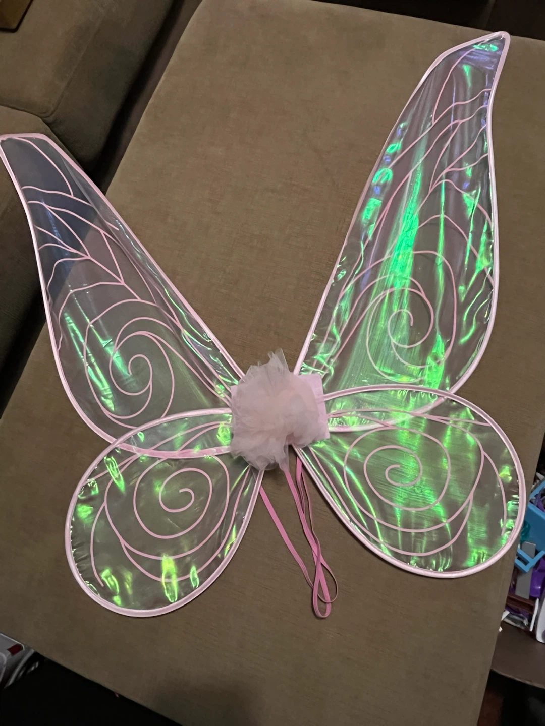 NEW Iridescent Pink Fairy Wings - photo 2