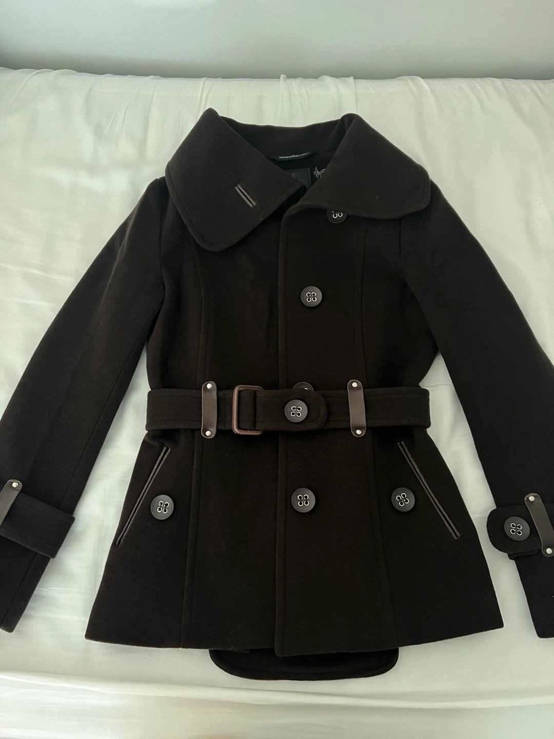 Mackage Wool Blend Peacoat