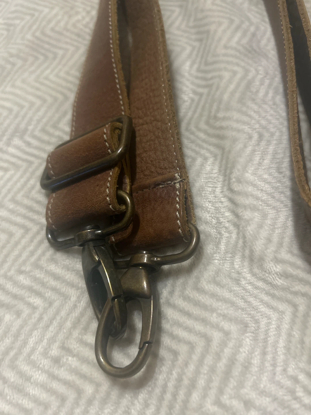 Brown Leather Bag Replacement Strap - photo 2