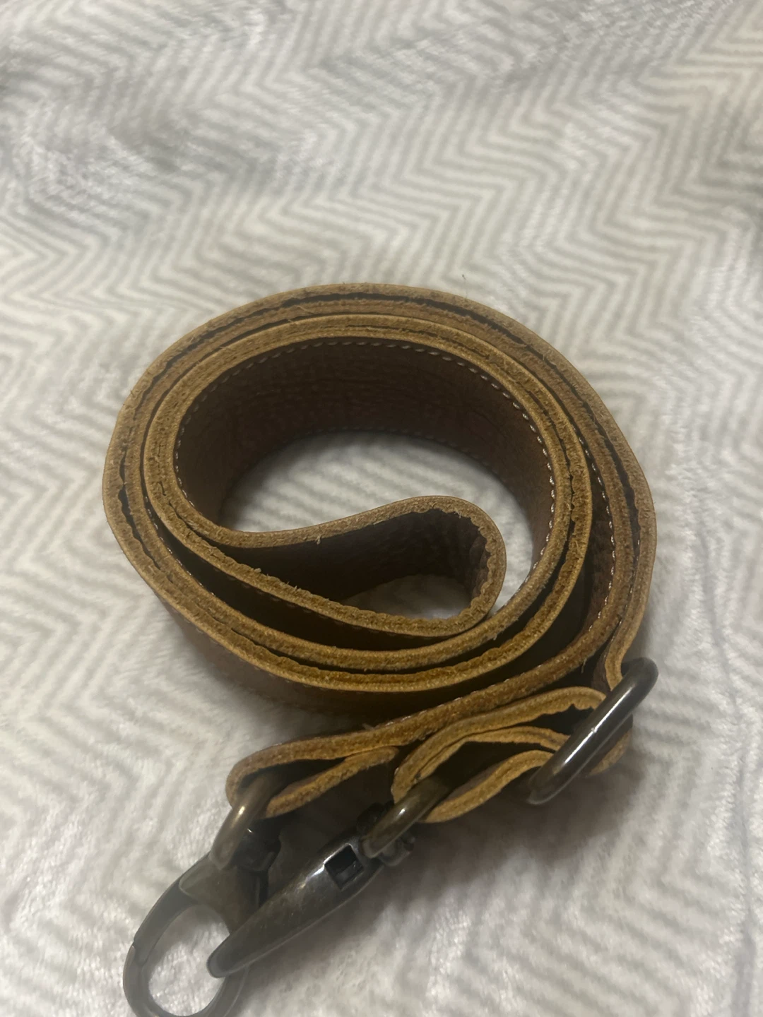 Brown Leather Bag Replacement Strap - photo 3