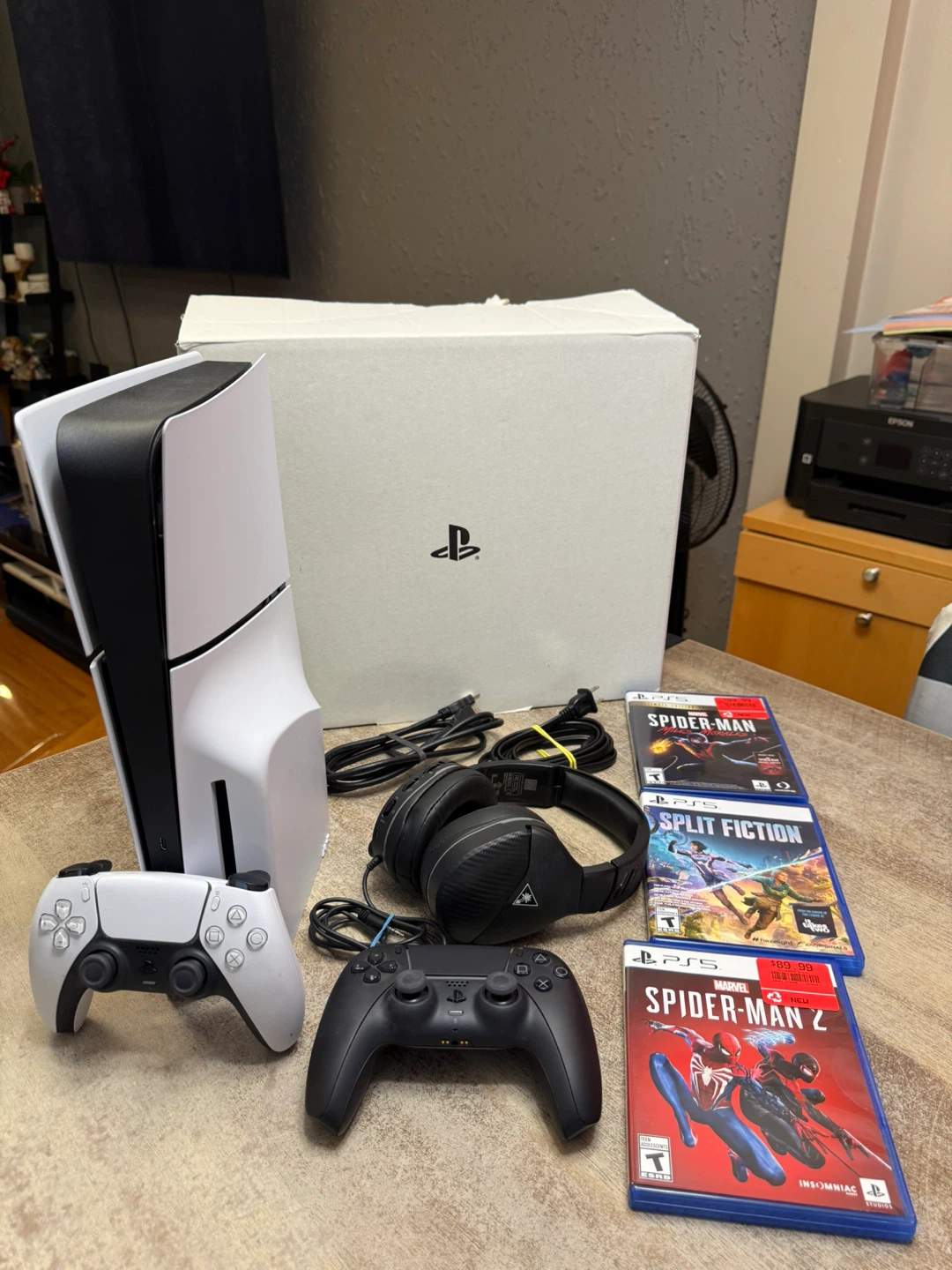 Bnew Ps5 Slim Disc Edition 1tb model matte
