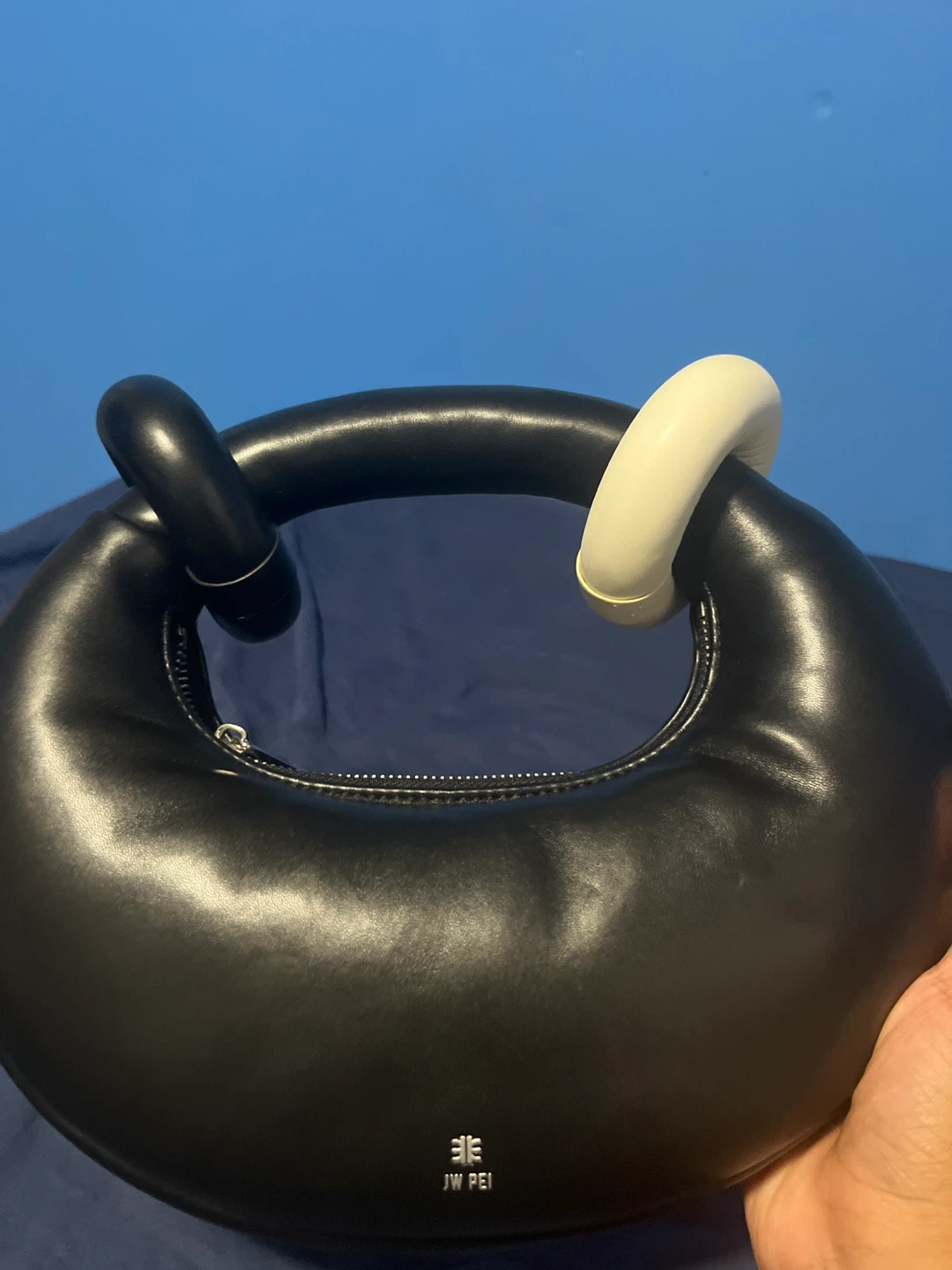JW PEI Black and White Handle Bag