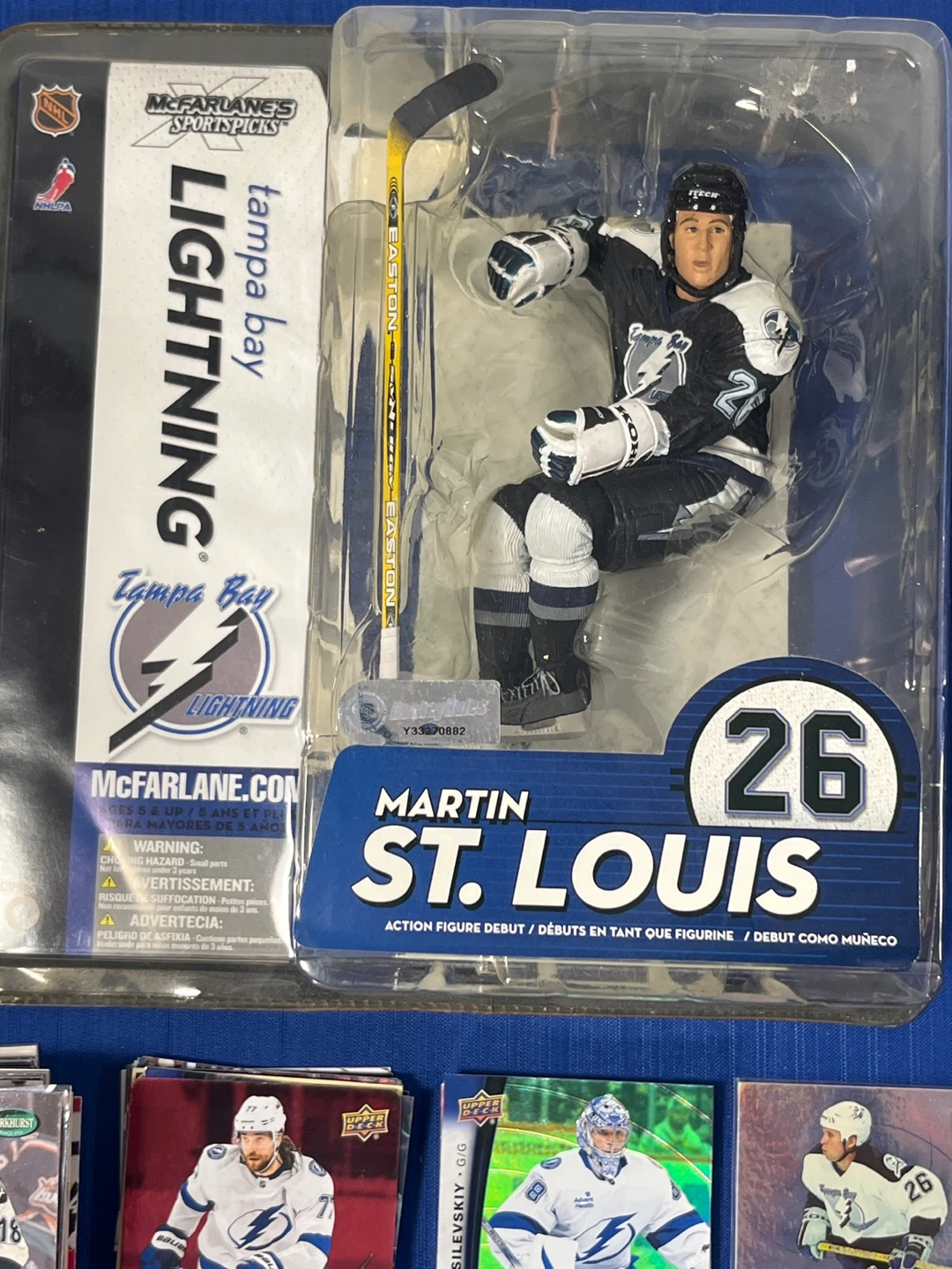 Martin St. Louis McFarlane Figure Bonus free cards - photo 2