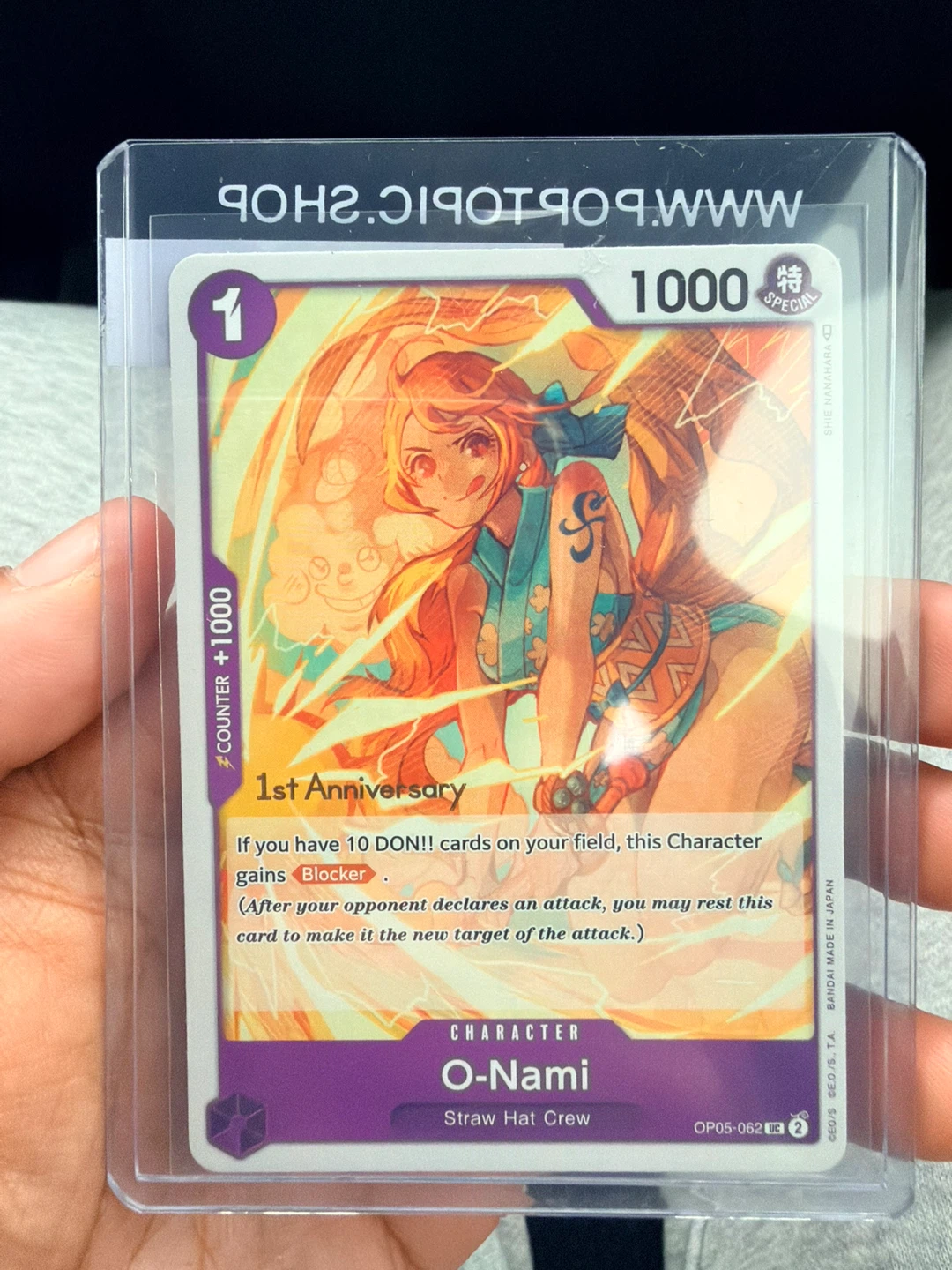 One Piece Grail O-Nami 1st Anniversary OP05-062