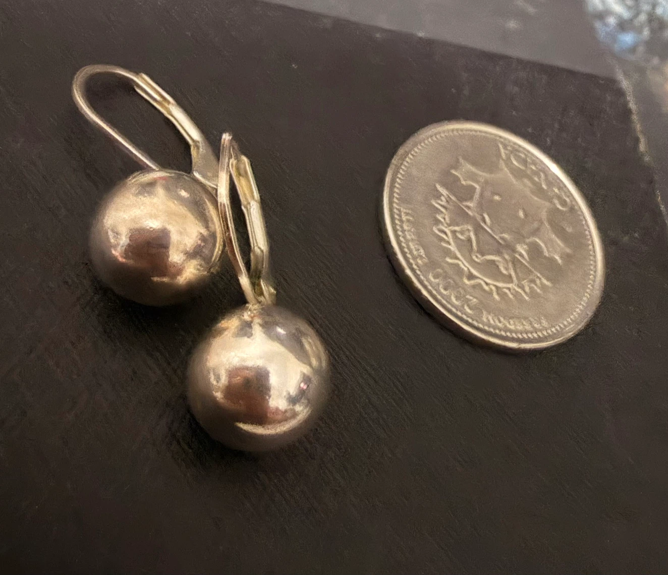 Sterling Silver 925 ball earrings