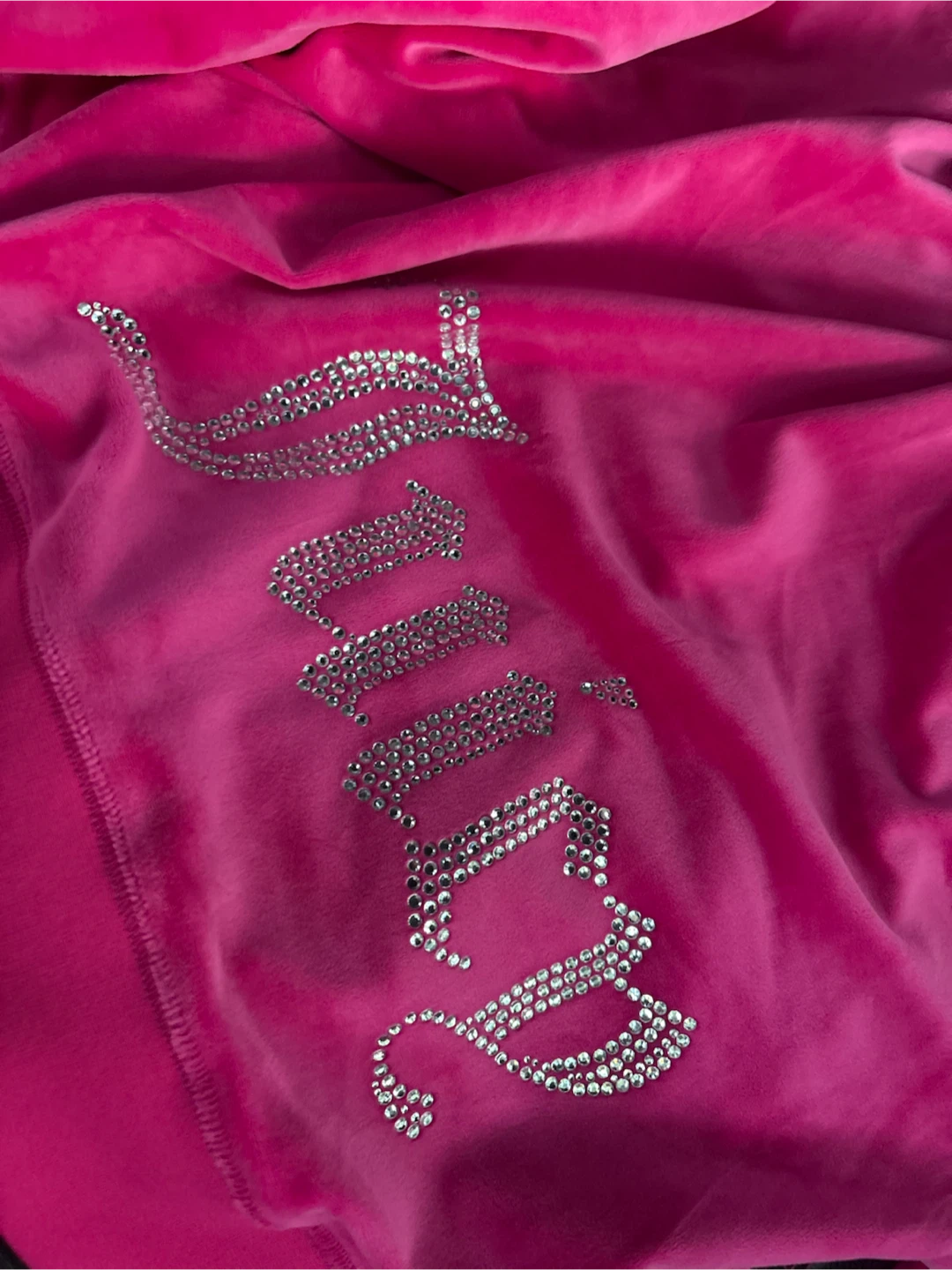 Juicy Couture Hot Pink Velour Hoodie - photo 2