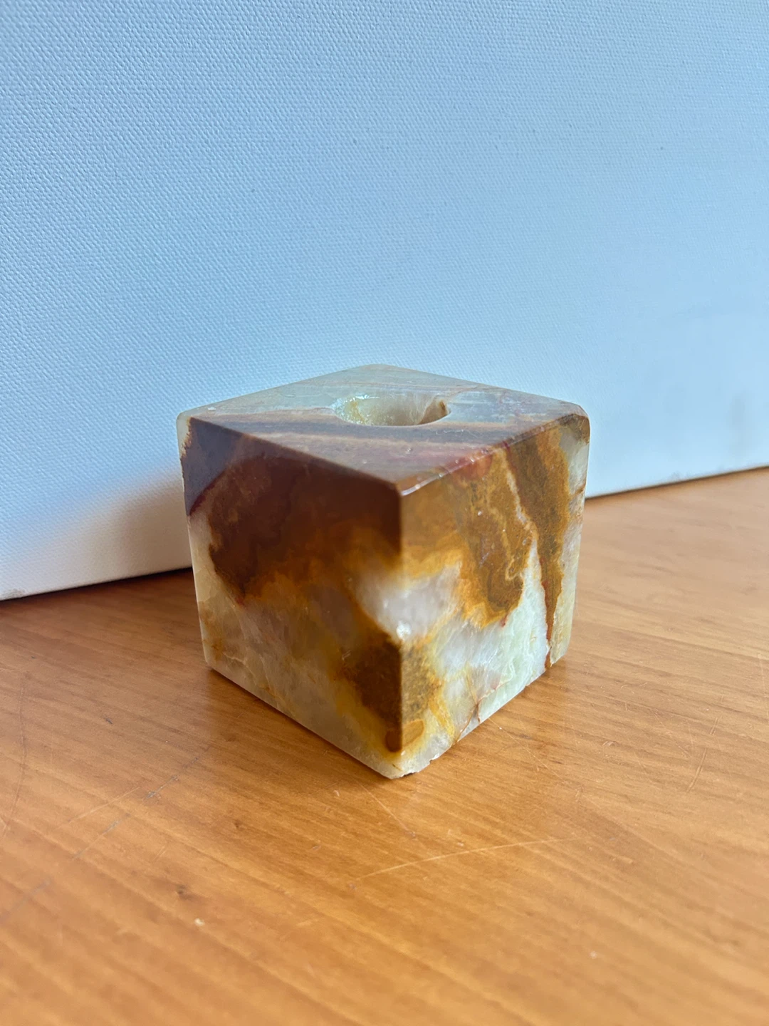 MCM Onyx marble candle holder - photo 2