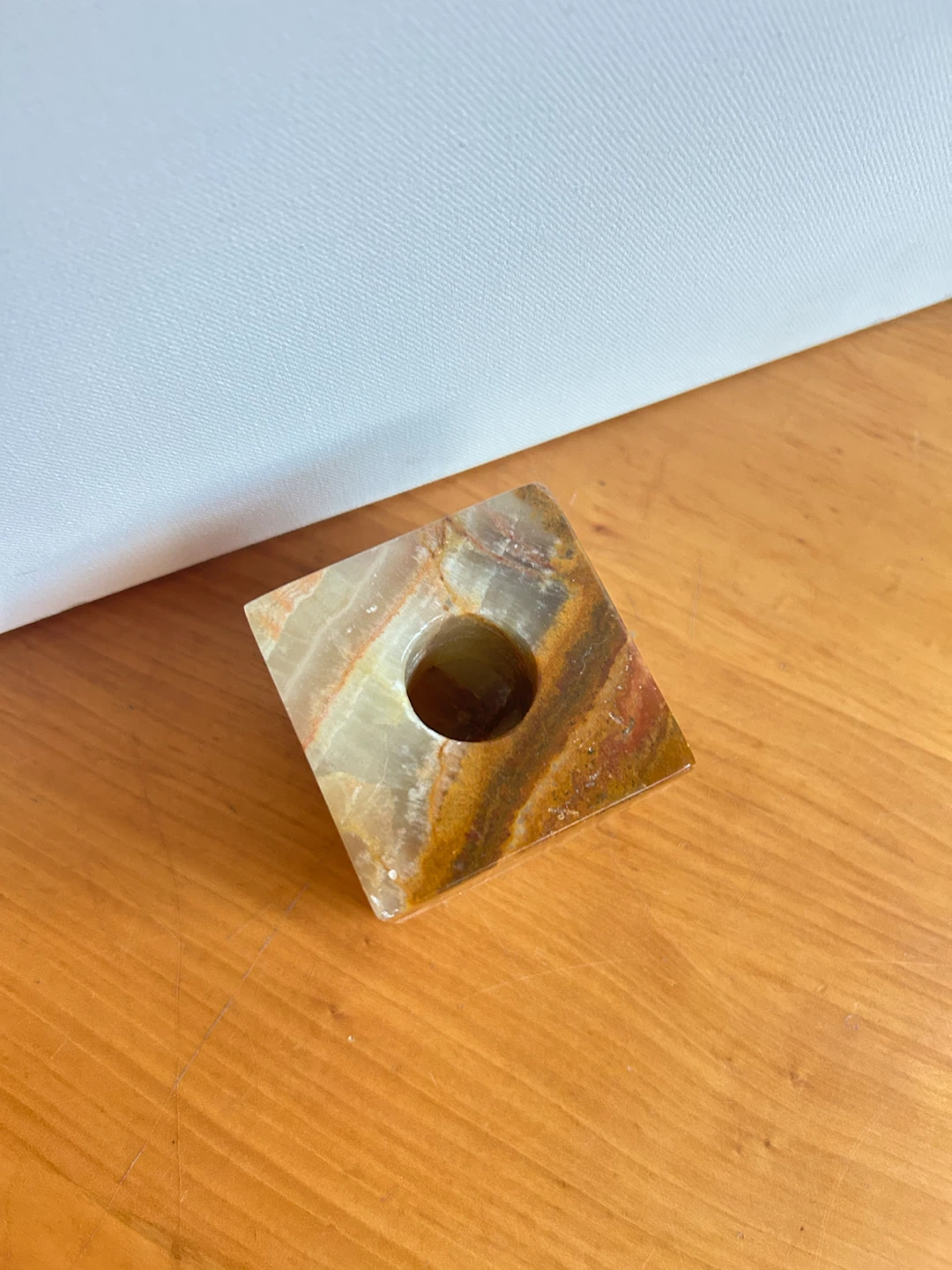 MCM Onyx marble candle holder - photo 3