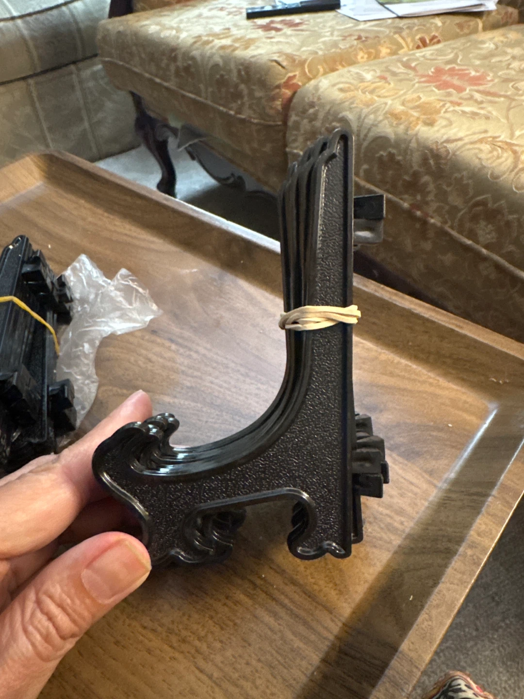 Set of 12 Black Display Stands - photo 2