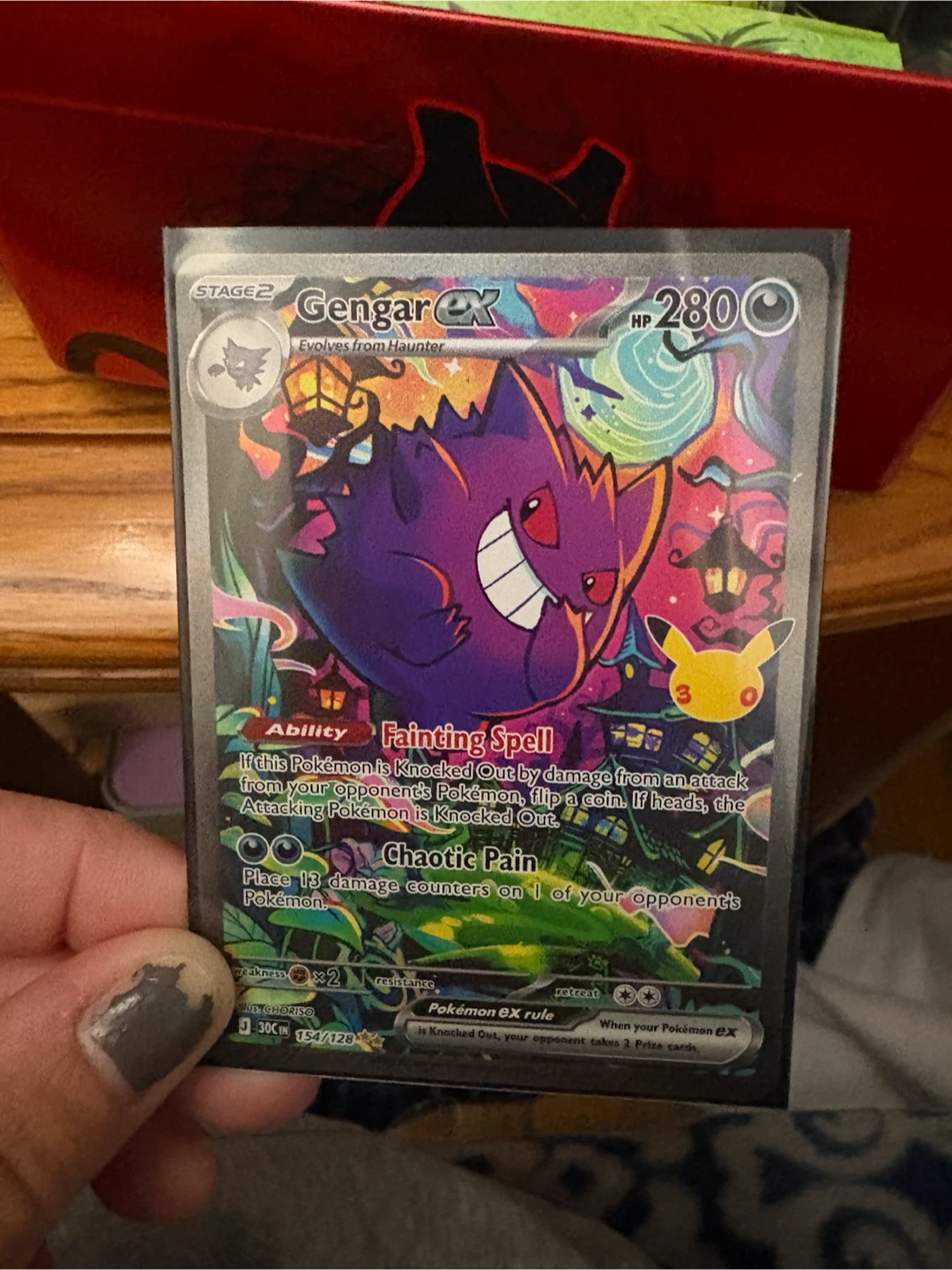 Set of 5 Pokemon Trading Cards 30th collection