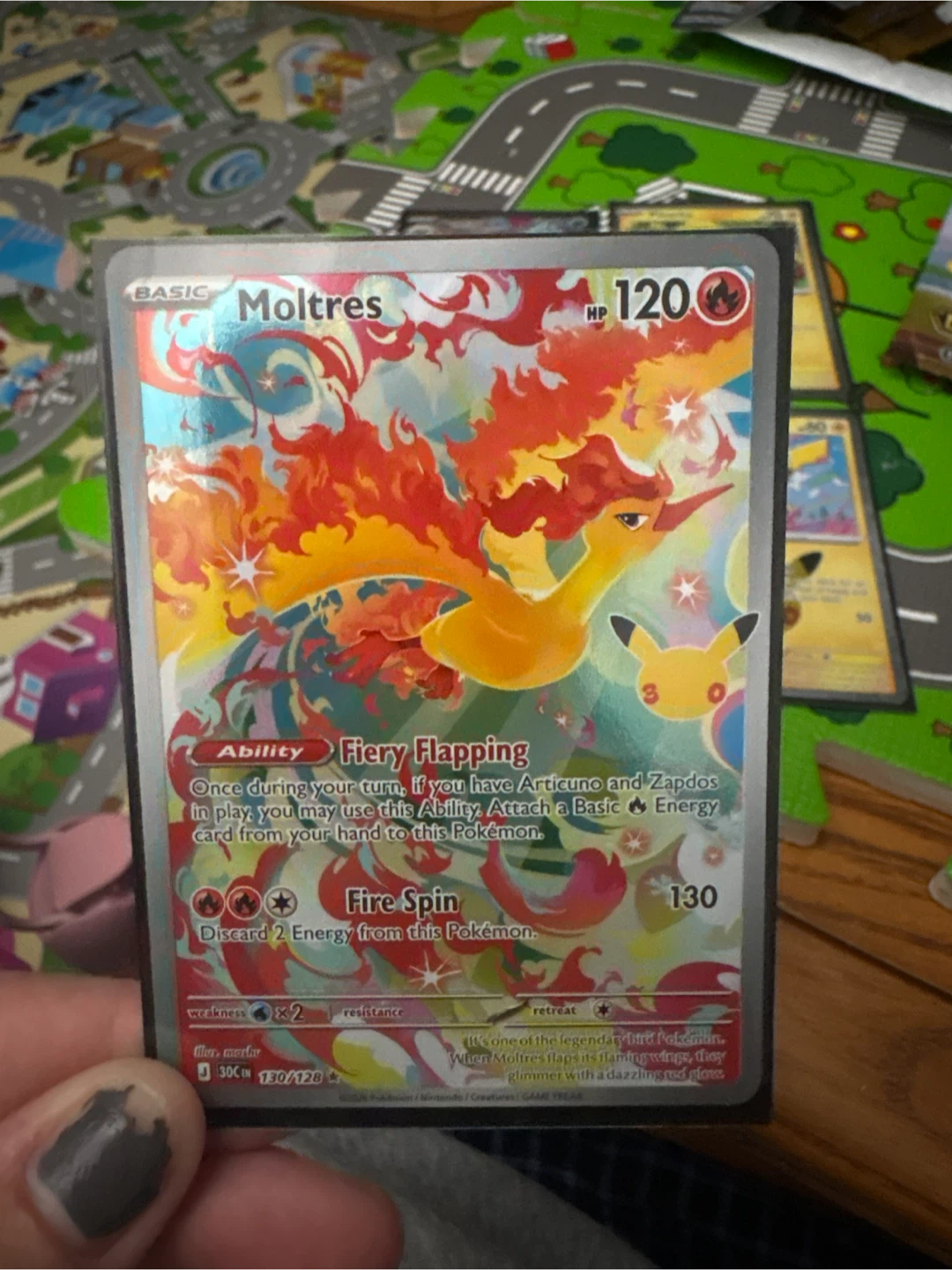 Set of 5 Pokemon Trading Cards 30th collection - photo 2