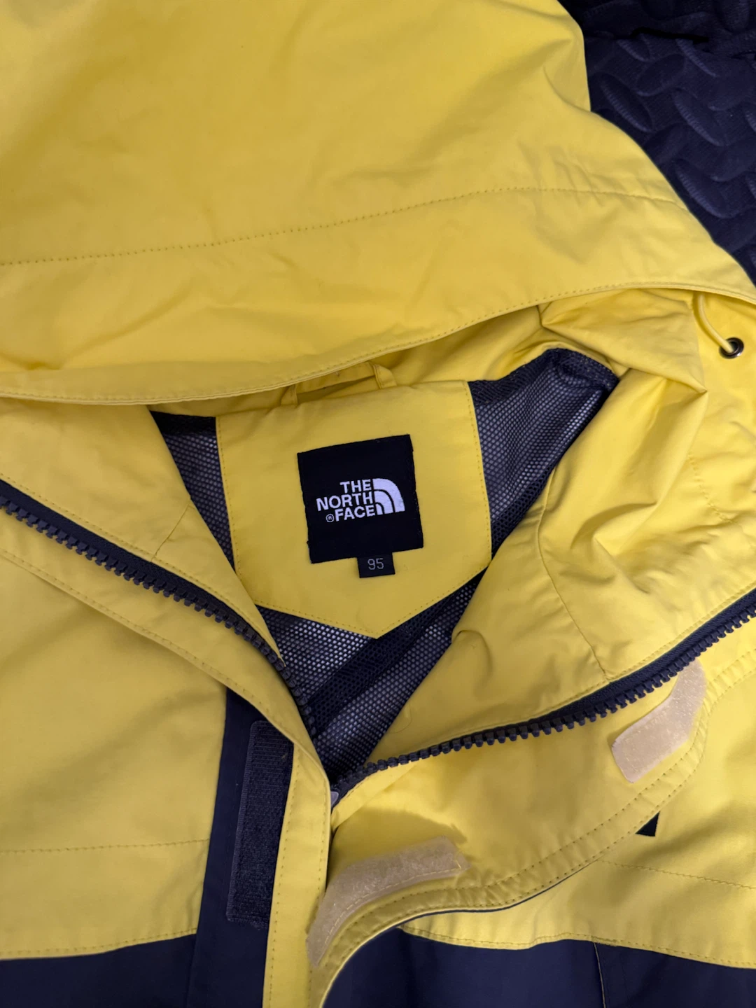 The North Face Yellow and Grey Jacket