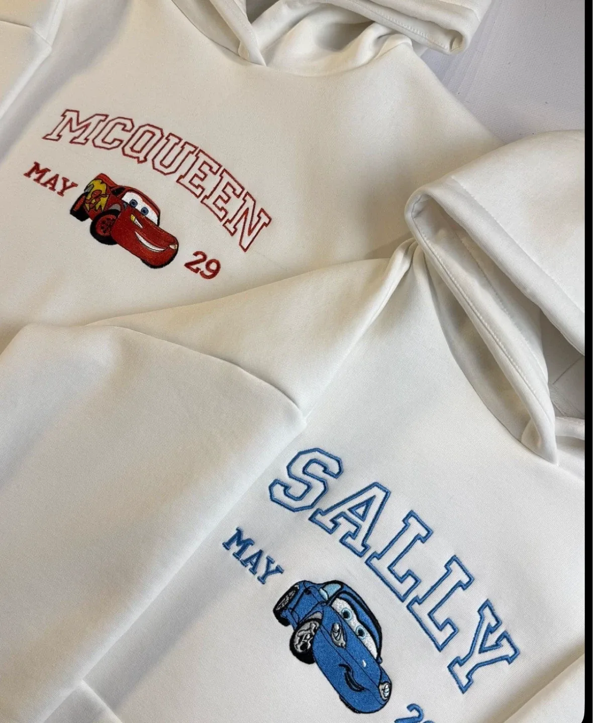 Custom couples hoodie - photo 2
