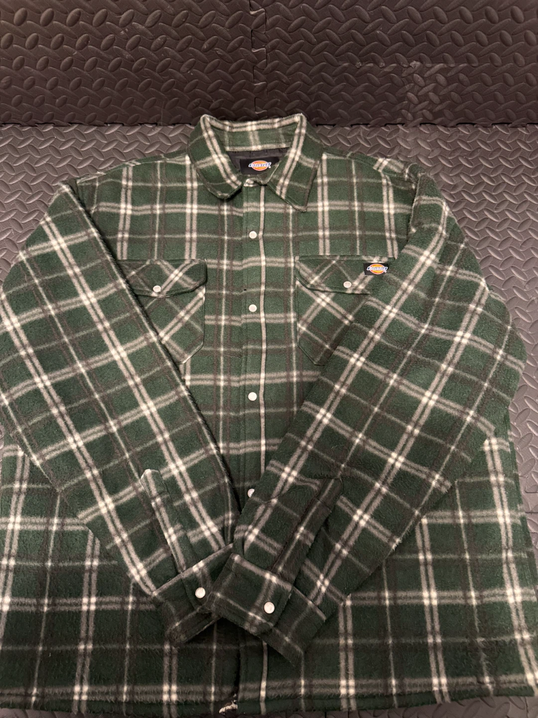 Dickies Green Plaid Flannel Shirt - photo 2