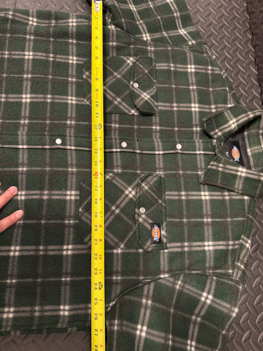 Dickies Green Plaid Flannel Shirt - photo 4