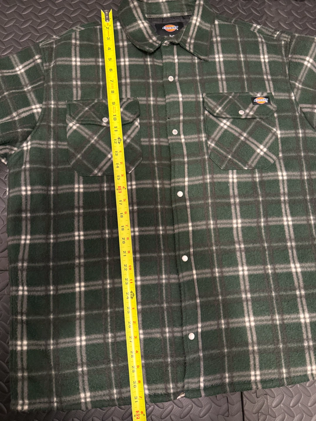 Dickies Green Plaid Flannel Shirt - photo 5