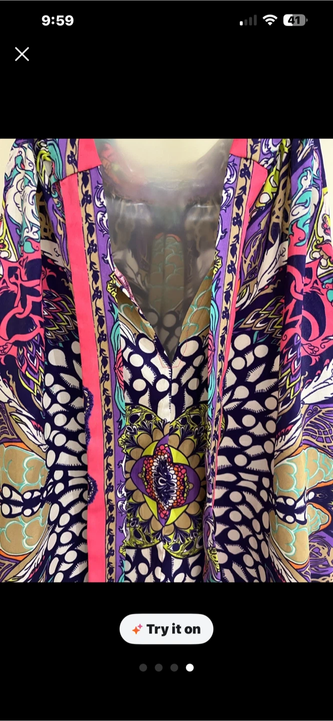 Colourful Patterned Halter Neck Dress - photo 3