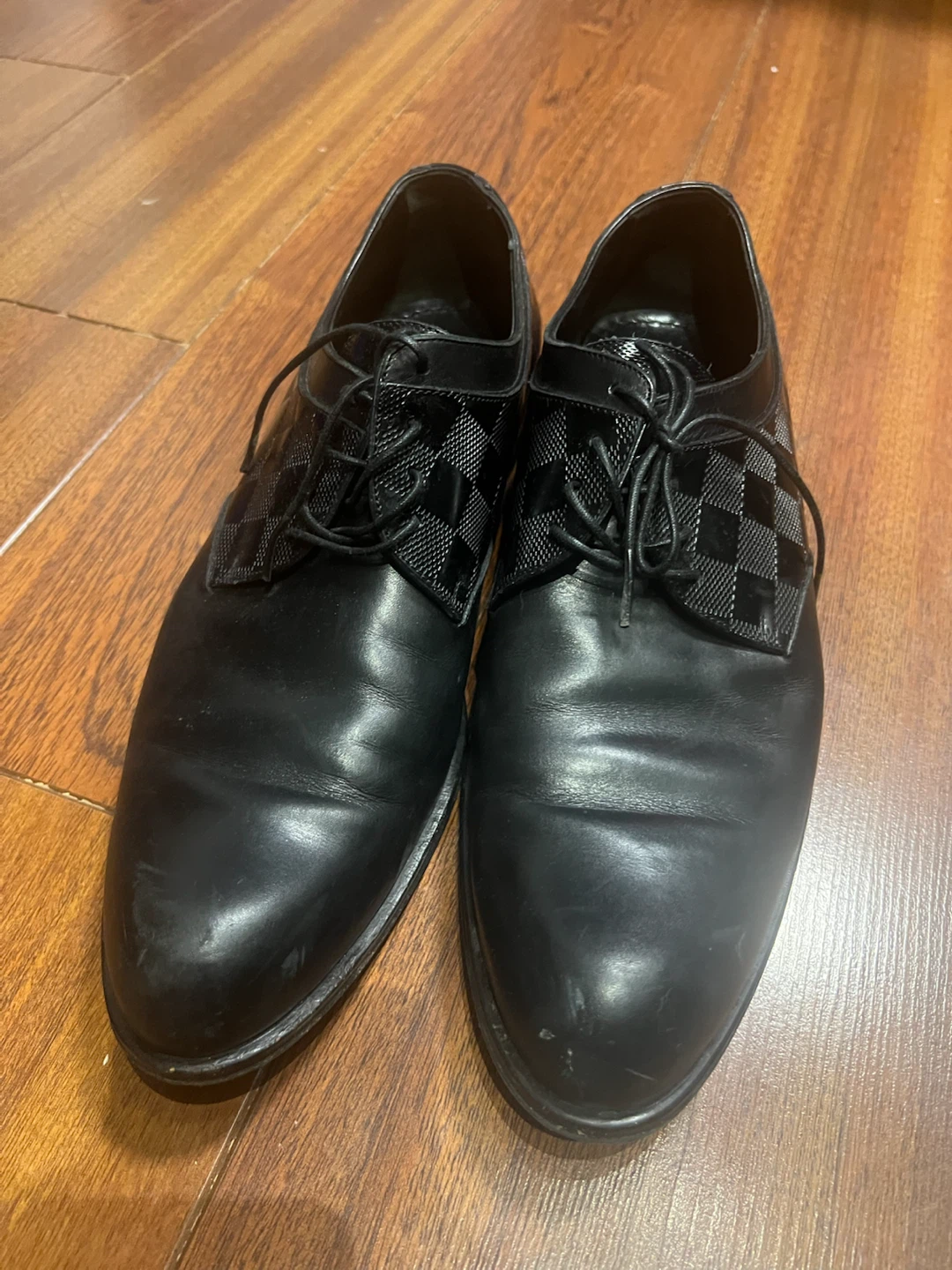 Louis Vuitton Black Leather Dress Shoes - photo 2