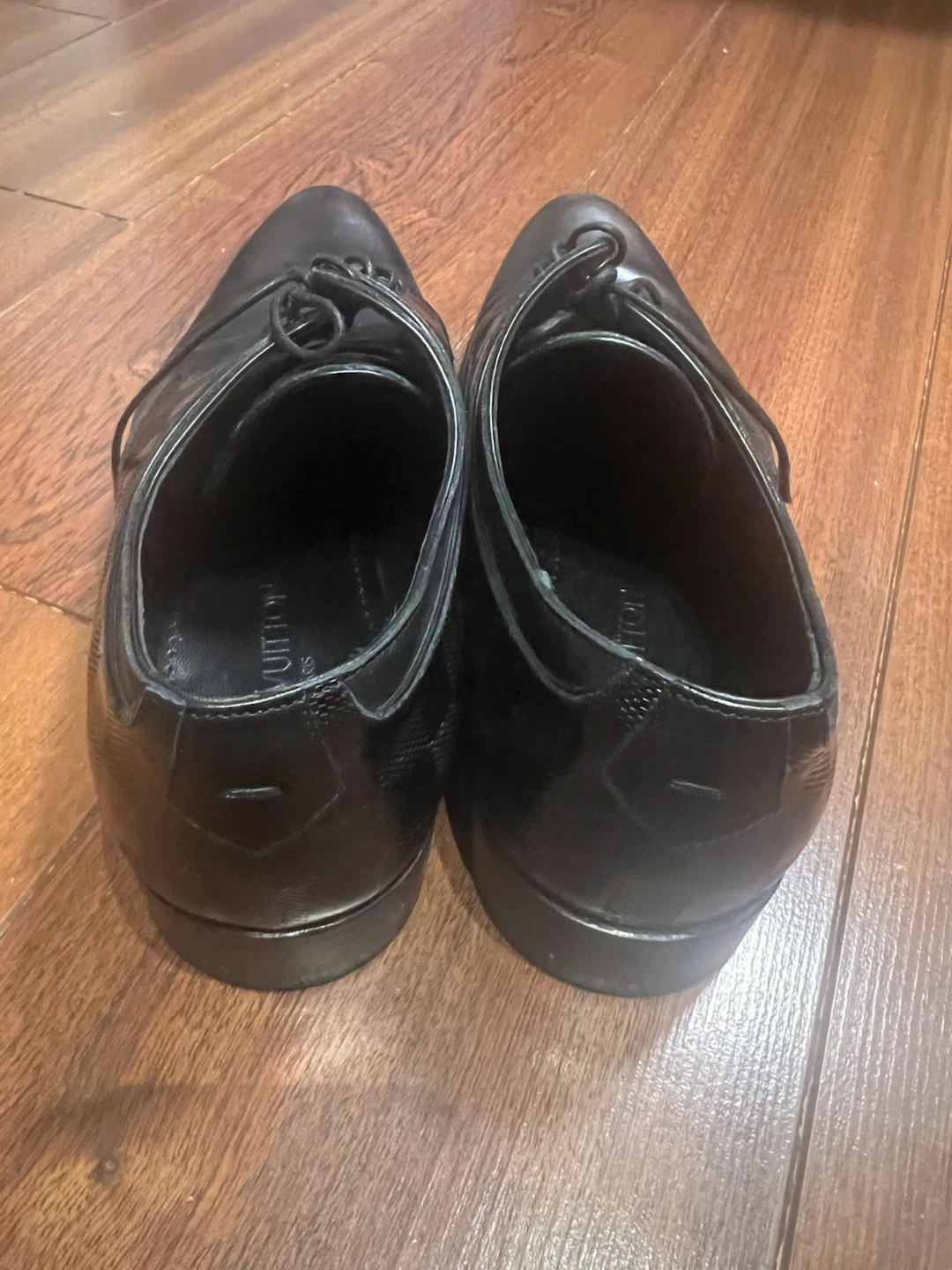 Louis Vuitton Black Leather Dress Shoes - photo 3