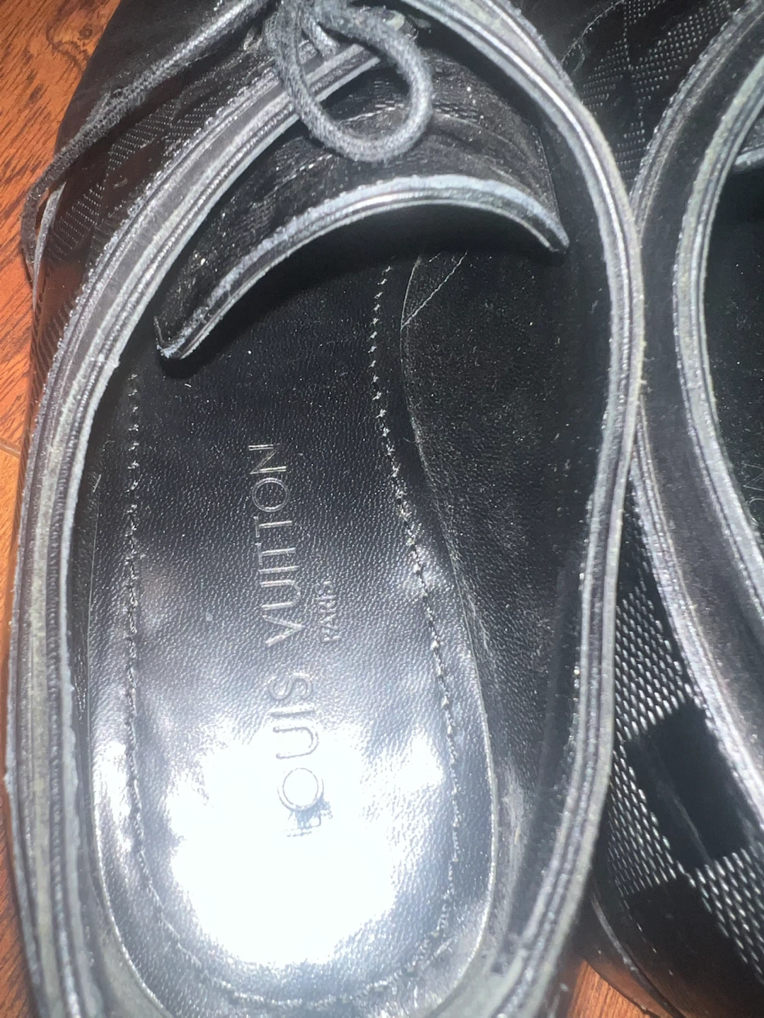 Louis Vuitton Black Leather Dress Shoes - photo 4