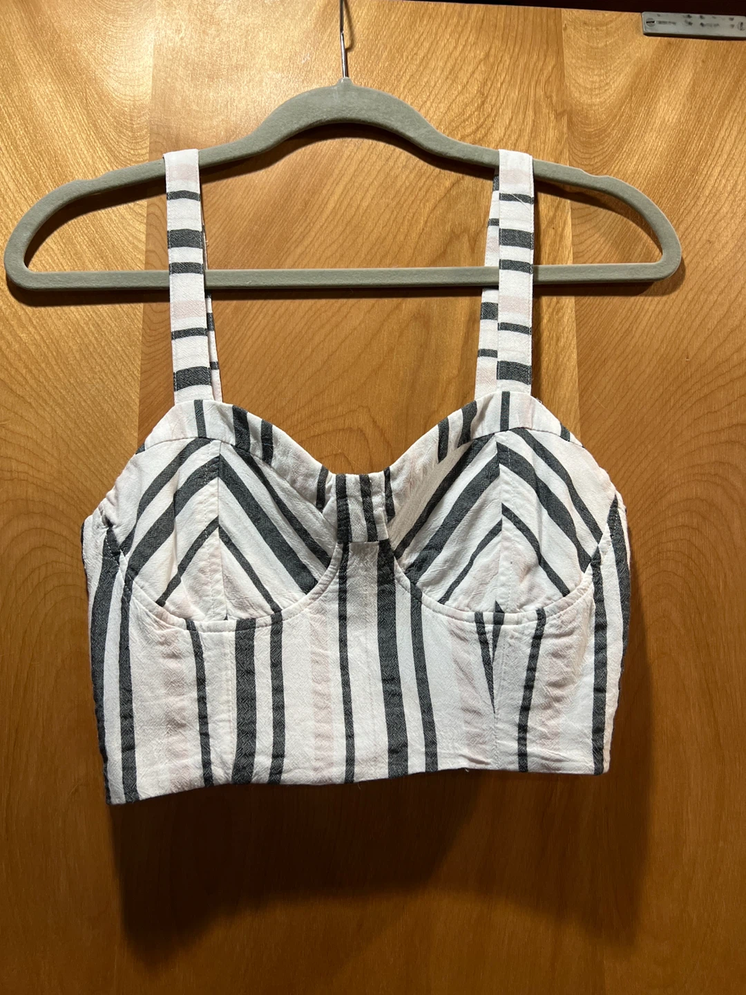 American Eagle Striped Crop Top