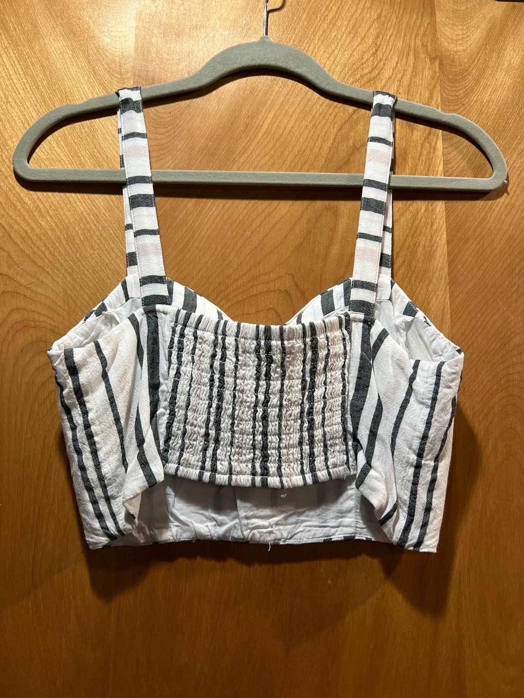 American Eagle Striped Crop Top - photo 2