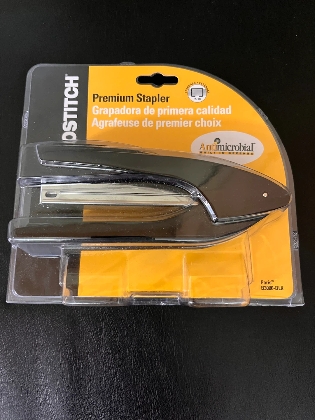 NEW Bostitch Paris Premium Stapler B3000-BLK