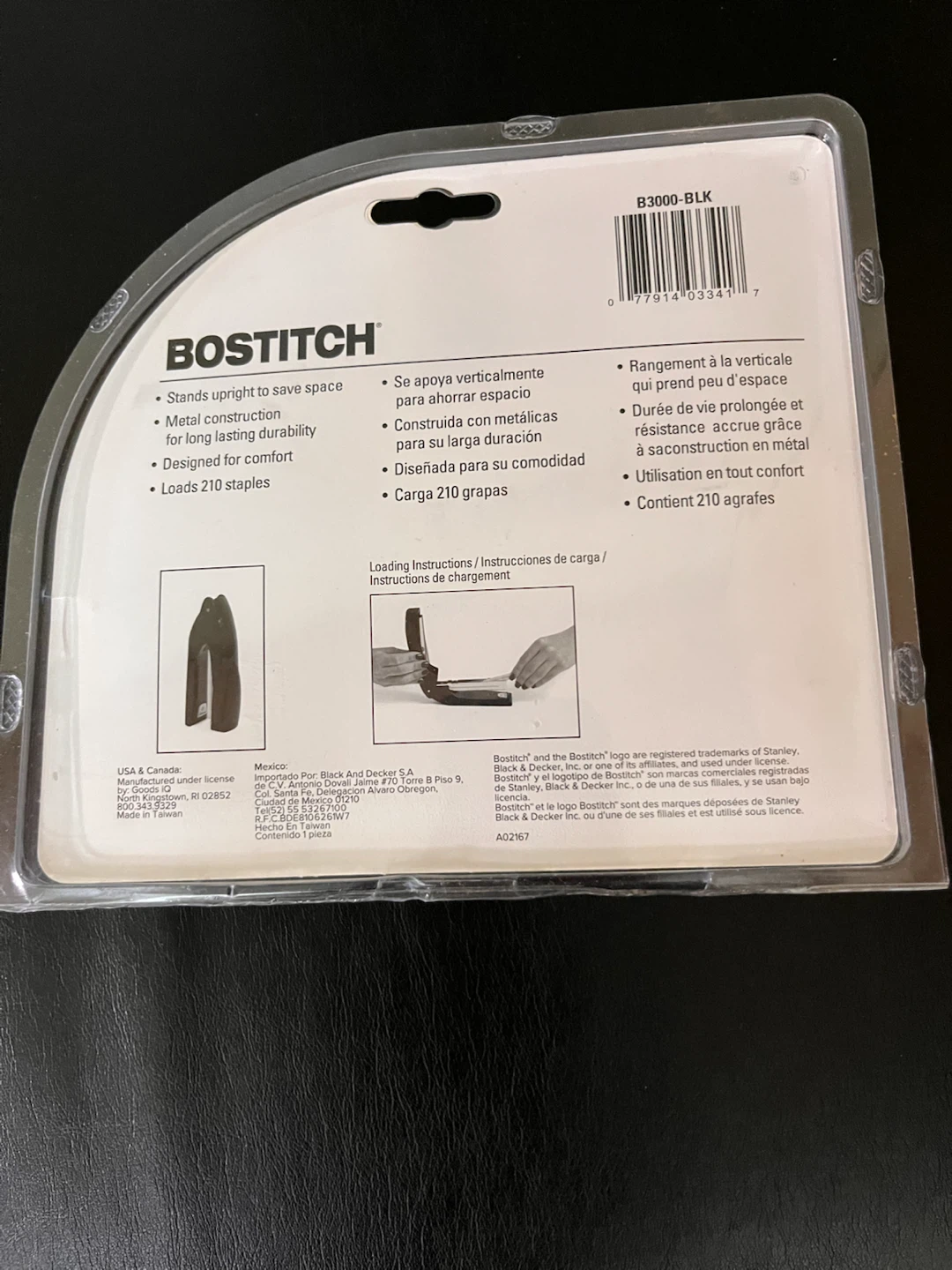 NEW Bostitch Paris Premium Stapler B3000-BLK - photo 3