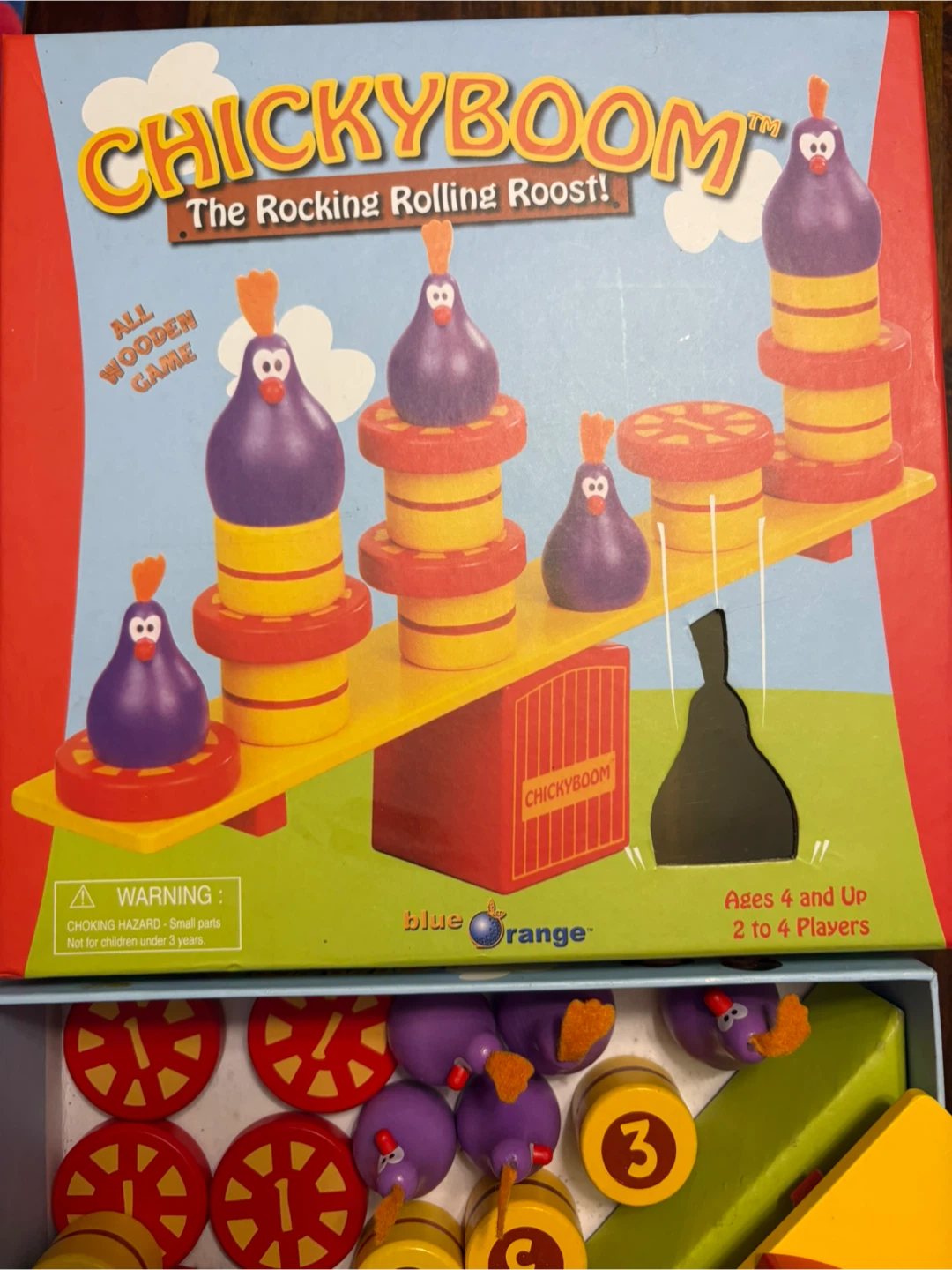 Chickyboom Wooden Balancing Game 🏈