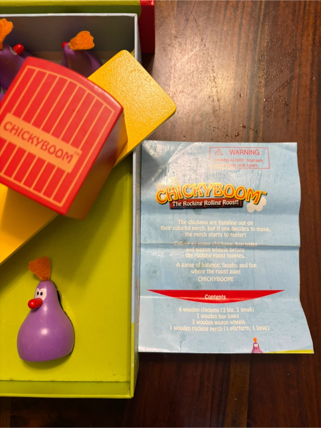 Chickyboom Wooden Balancing Game 🏈 - photo 3