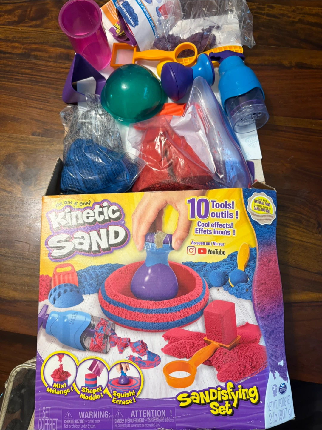 Kinetic Sand Sandisfying Set 🏈