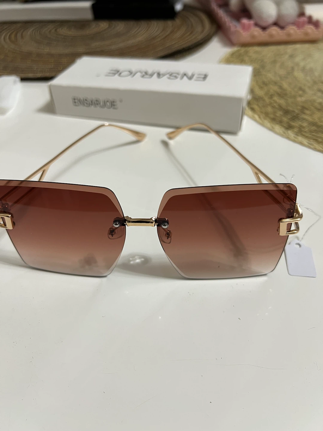🏈 Rimless Gradient Sunglasses