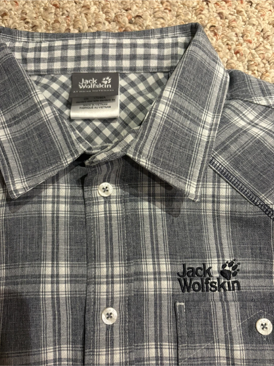 Jack Wolfskin Plaid Long-Sleeve Shirt 🏈 - photo 2