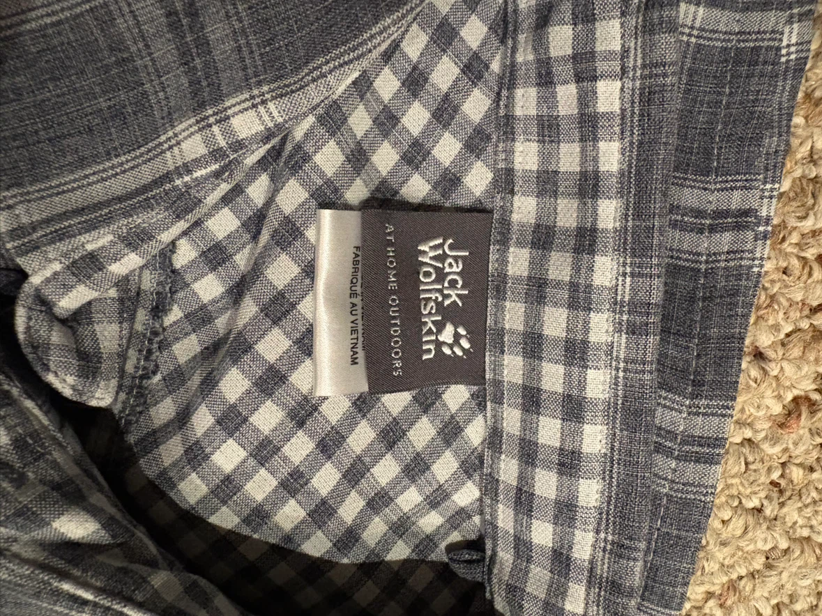 Jack Wolfskin Plaid Long-Sleeve Shirt 🏈 - photo 4