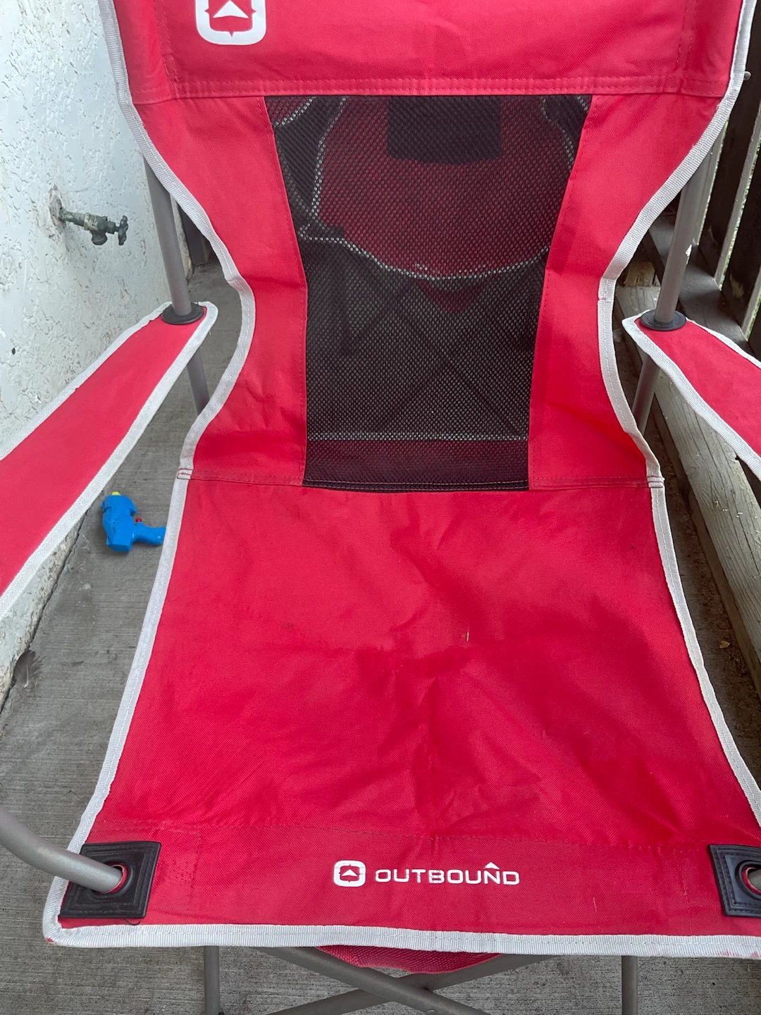 Set of 2 Outbound Red Folding Camping Chairs - photo 2