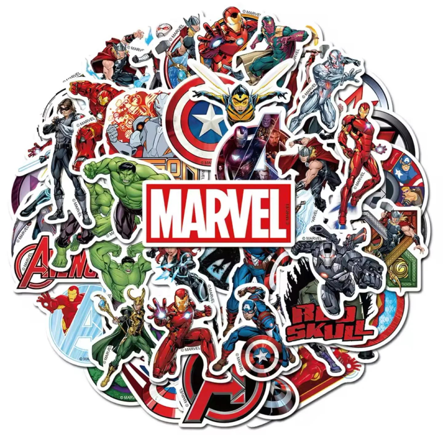 Brand New MARVEL AVENGERS SUPERHERO 50pc stickers