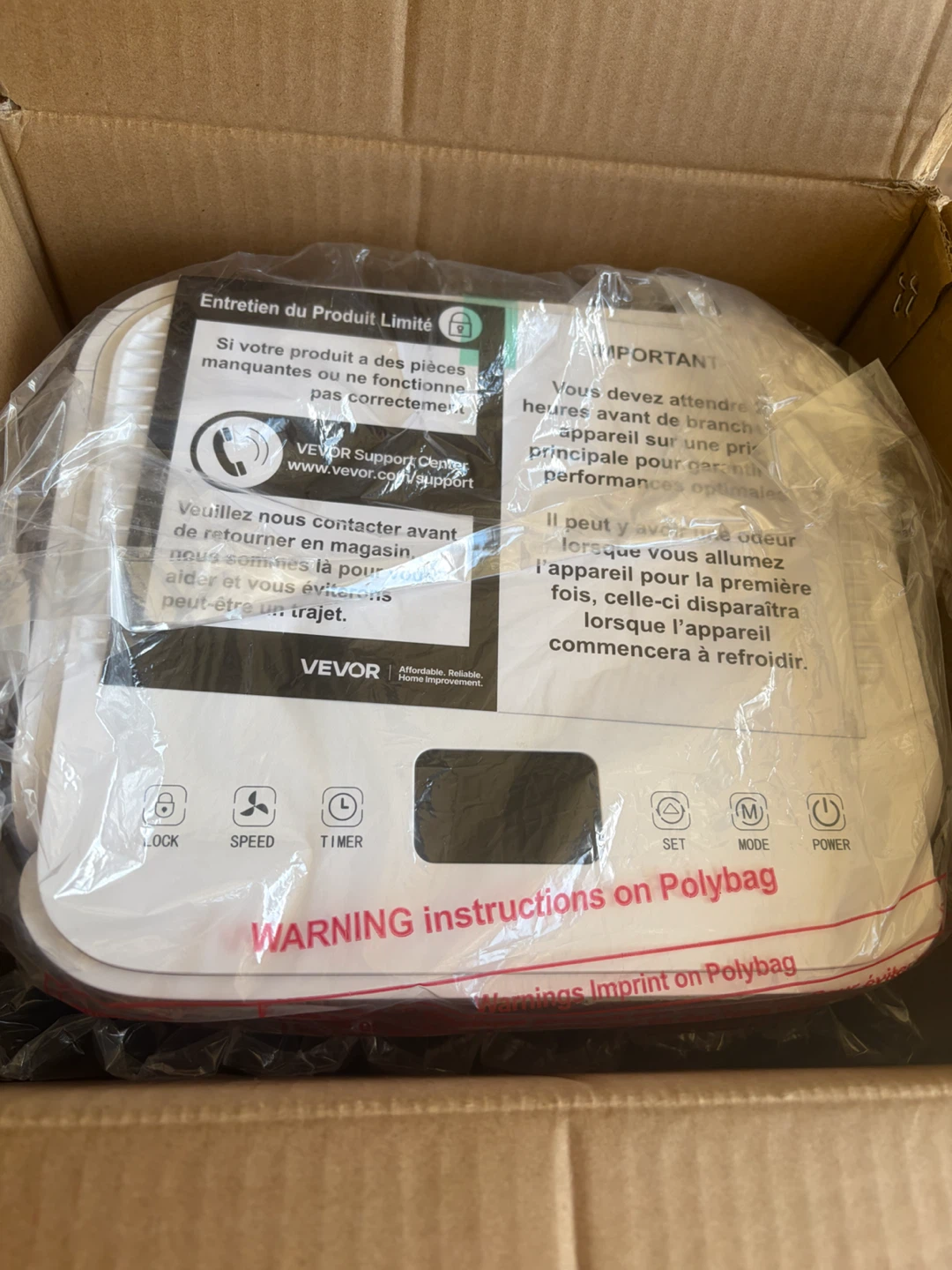 VEVOR 30 Pints Household Dehumidifier OL12-D031Q