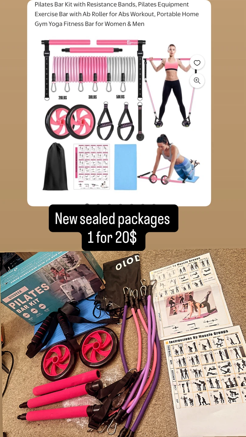 Pilates Bar Kit with Resistance Bands - photo 2