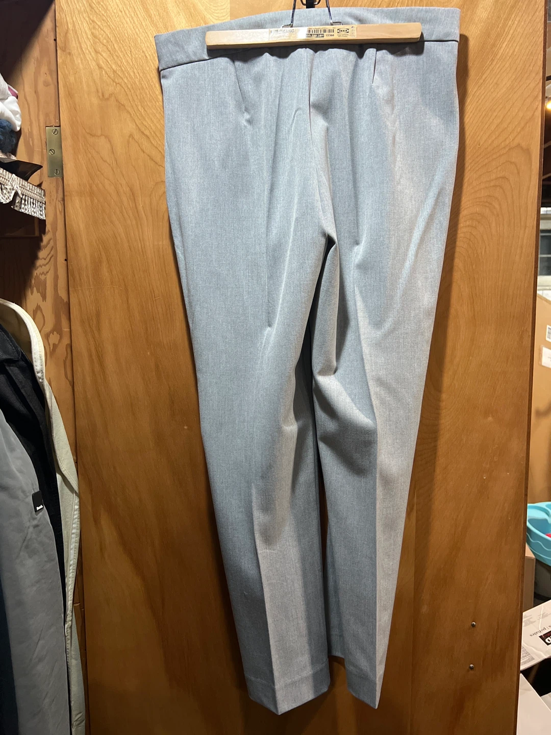 Badgley Mischka Grey Trousers Size 10 - photo 3