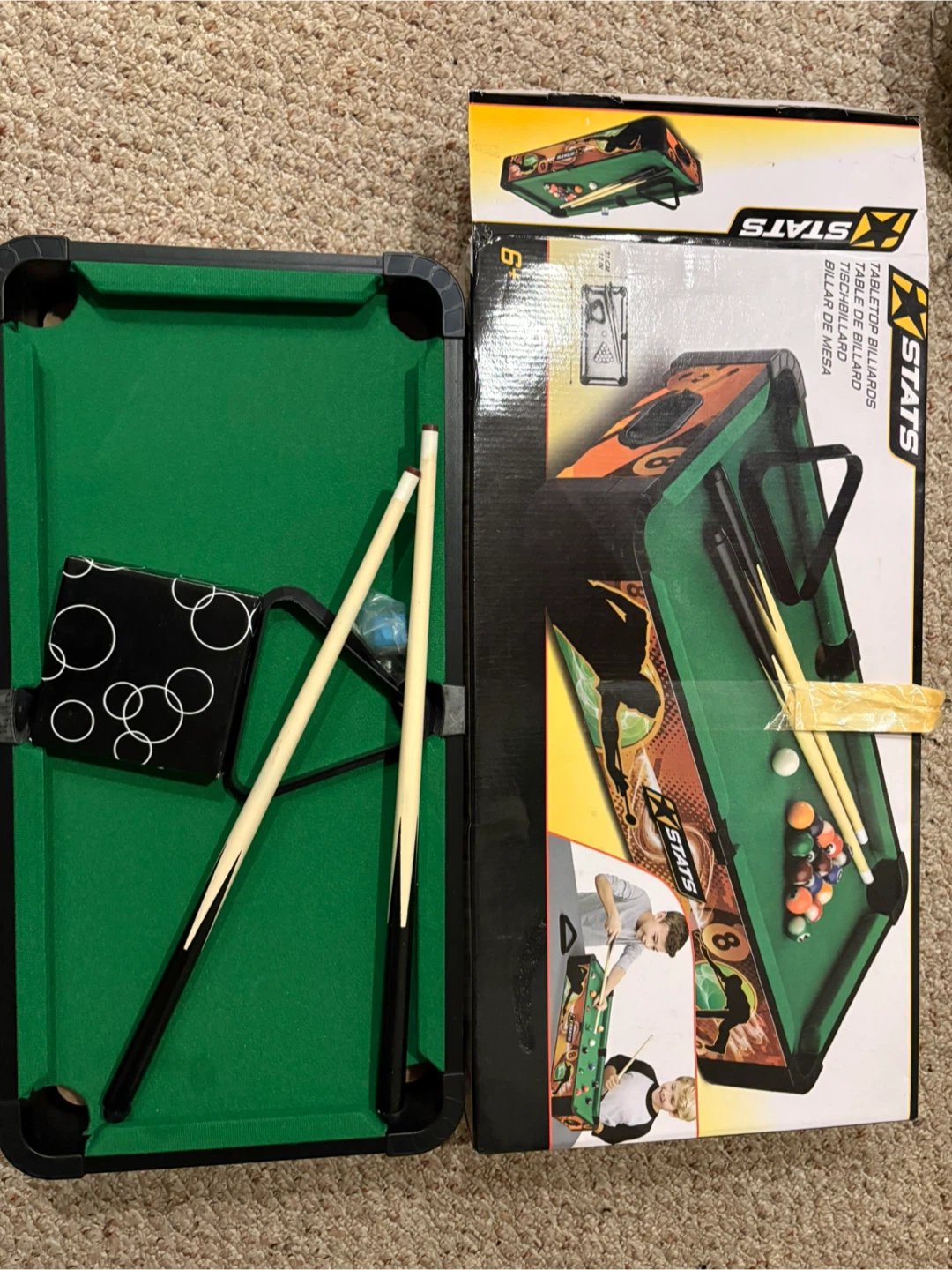 Stats Tabletop Billiards Set 🏈