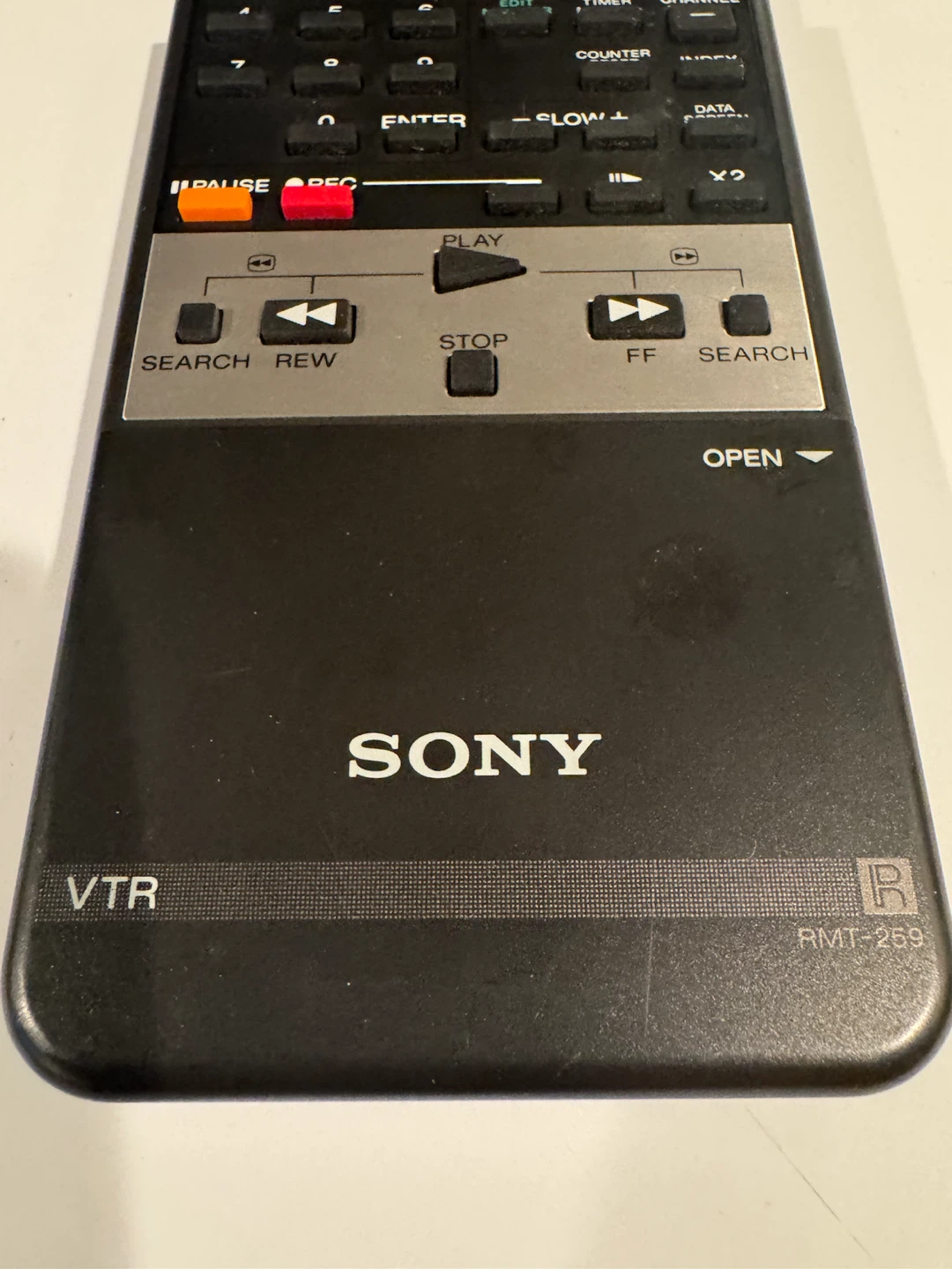 Sony RMT-259 TV VCR Remote Control w/ LCD, OEM for SLV50, SLV70 - photo 4