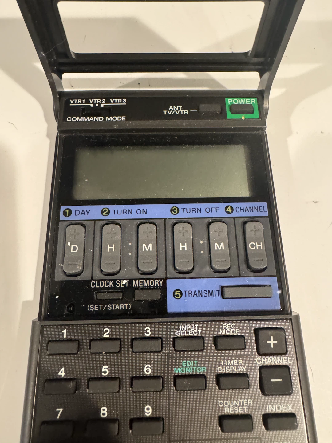 Sony RMT-259 TV VCR Remote Control w/ LCD, OEM for SLV50, SLV70 - photo 5