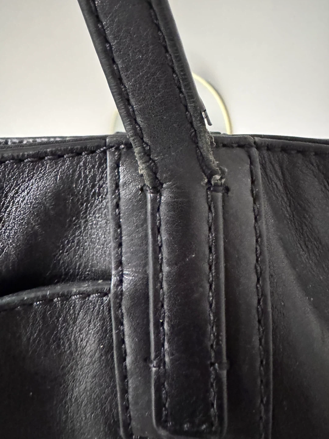 Fossil black leather Emma tote bag - photo 2