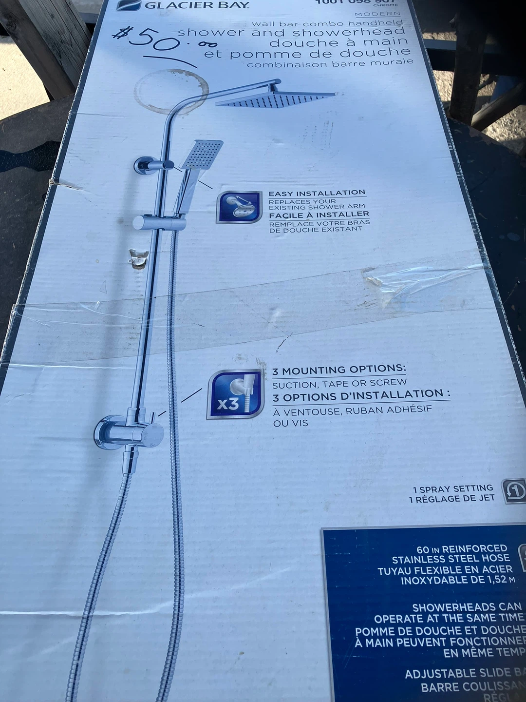 Glacier Bay Modern Wall Bar Shower Kit - photo 2